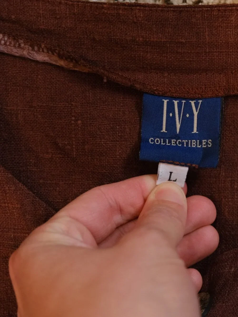 Vintage I.V.Y. Collectables Linen Set | 100% Linen | Matching Pants & Button-Up